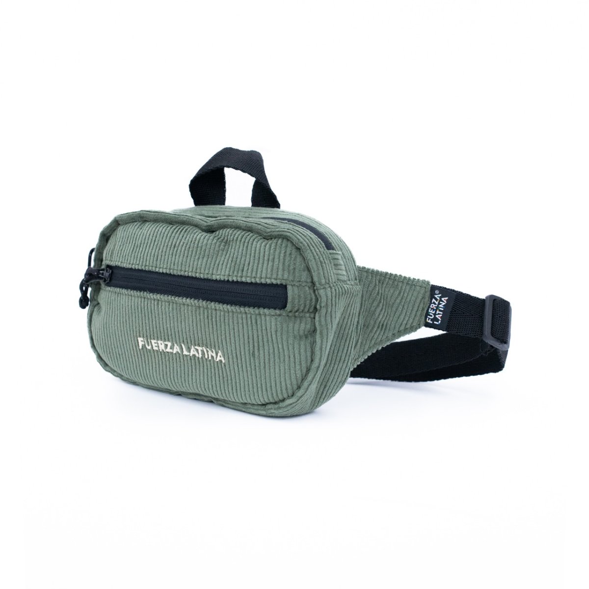 Pochete impermeável em VELUDO COTELÊ verde - Image 3