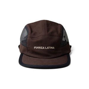 Boné FUERZA LATINA com telinha marrom