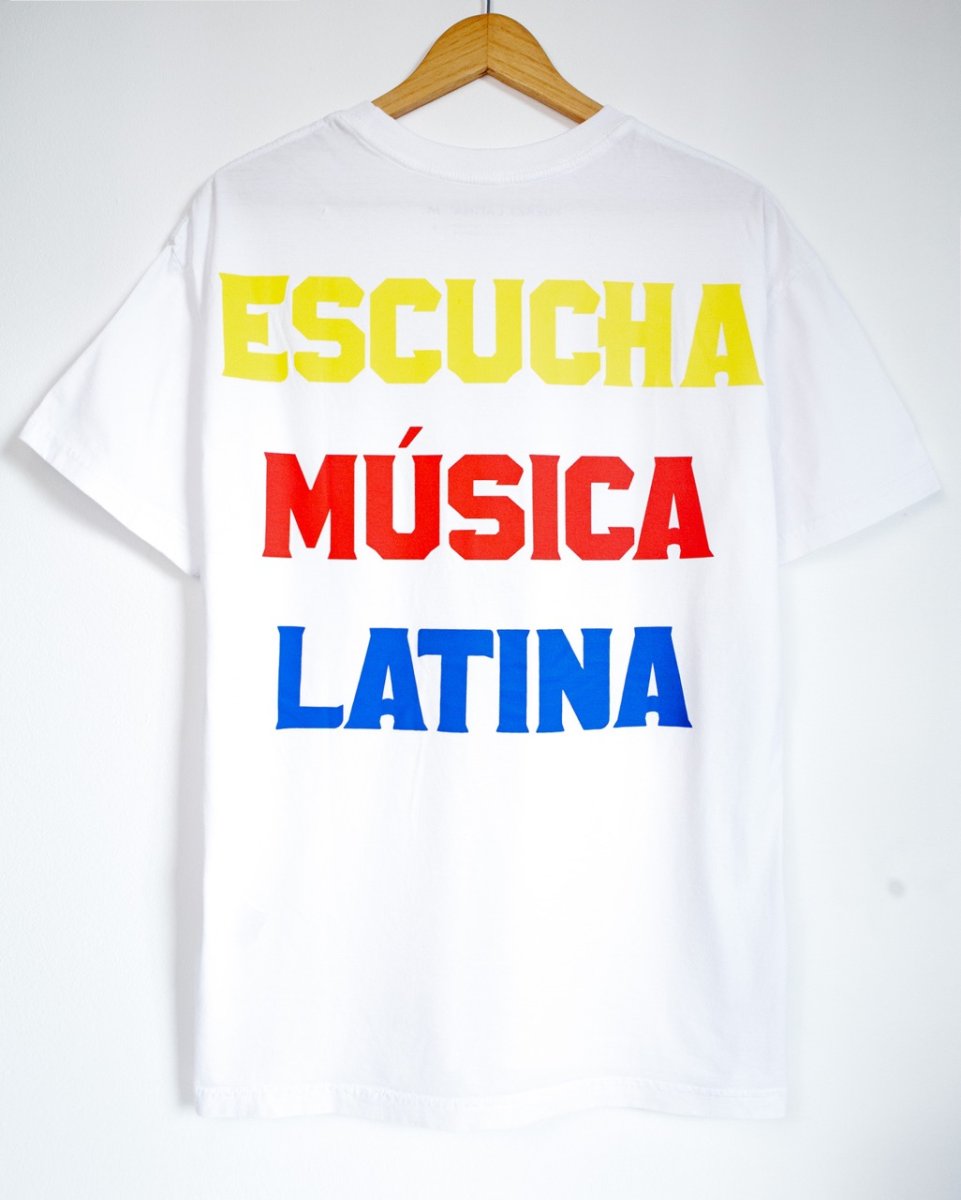 Camisetão ESCUCHA MÚSICA LATINA 2.0 branco - Image 8