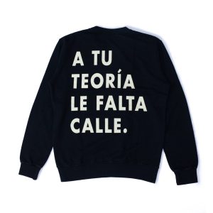Casaco moletom TEORÍA preto