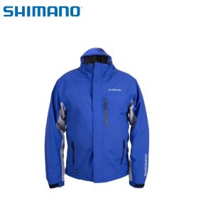 Tam XL – Casaco de chuva Shimano azul (não alcochoado )