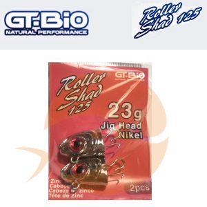 Cabeçote zinco nikel 23gr GT-Bio Roller Shad 125