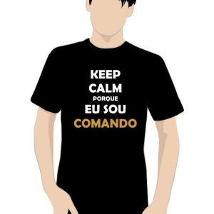 Tshirts de Algodão e Técnicas Comandos Modelo 26