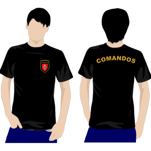 Tshirts de Algodão e Técnicas – Comandos – Modelo 8