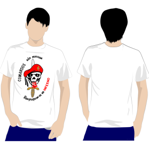 Tshirts de Algodão e Técnicas – Comandos – Modelo 9