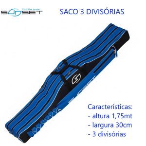 Saco Sunset 3 divisórias 1.75mt
