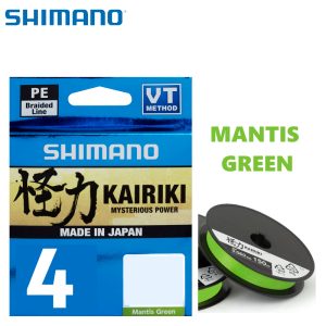 150mt Shimano Kairiki 4 linhas Mantis Green