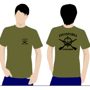 Tshirts Técnicas – Exército – Modelo 1