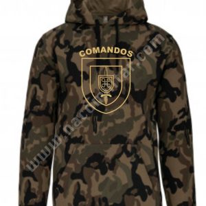 Sweatshirt camuflada com capuz COMANDOS 2